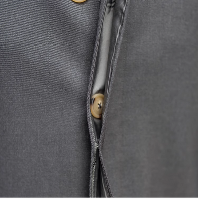 Abrigo Trench de Lana Sencillo Elegancia Atemporal - Image 12