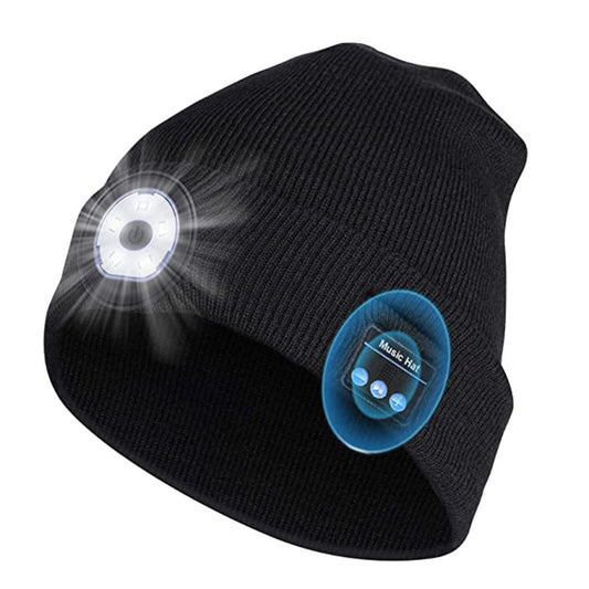 Gorro Bluetooth con LED Luminoso para Música Inalámbrica - Image 2