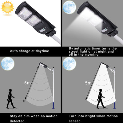 Luminaria Solar Inteligente para Exterior con Sensor de Movimiento - Image 5