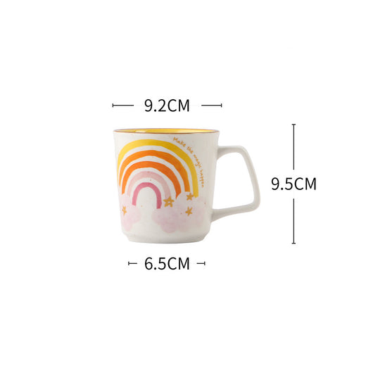 Taza de Cerámica Creativa para Oficina - Diseño Verano Mujer - Image 4