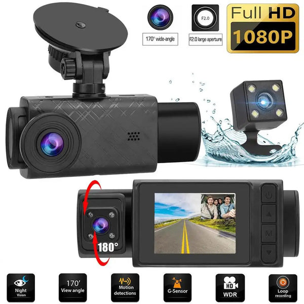 Cámara Dashcam Full HD 1080P con Pantalla 2 Pulgadas