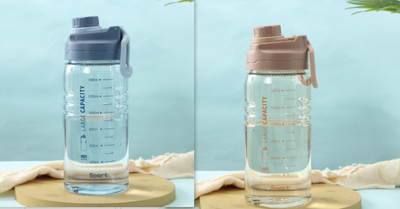 Botella Térmica Deportiva Transparente Resistente al Calor - Vaso Portátil para Viajes - Image 8