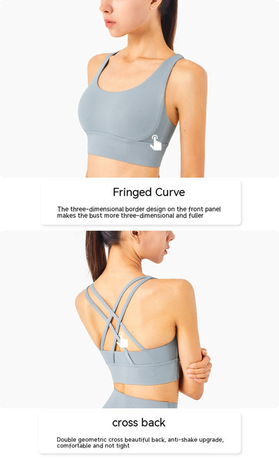 Conjunto Deportivo Mujer con Espalda Cruzada - Leggings y Top Yoga - Image 14