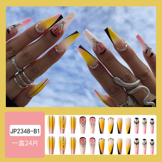 Uñas Postizas de Diamante Resistente - Diseño Europeo Premium - Image 48