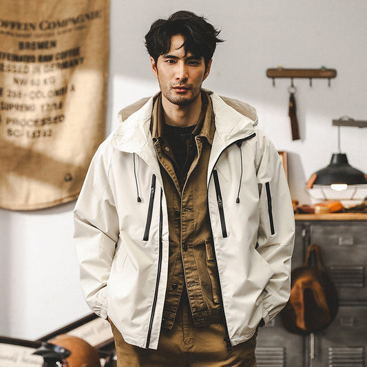 Chaqueta Retro Americana para Hombre - Estilo Outdoor Clásico