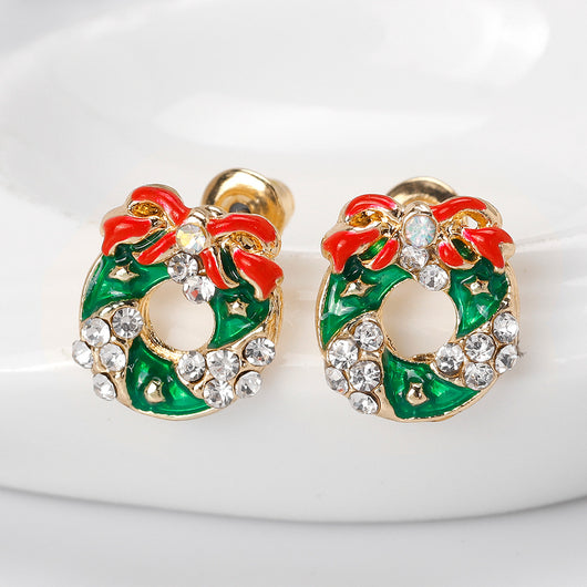 Adornos Navideños Personalizados con Pintura de Diamantes en Aleación de Moda - Image 4