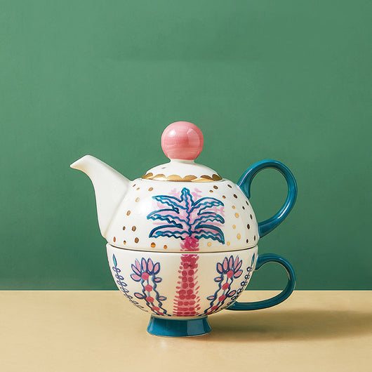 Juego de Tetera y Tazas de Cerámica para el Hogar - Image 4