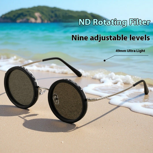 Gafas de Sol Polarizadas con Espejo Giratorio y Cambio de Color