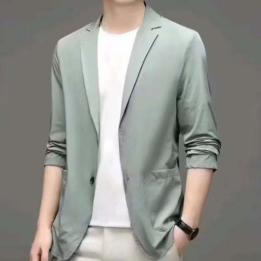 Blazer Casual de Talla Grande para Hombre - Primavera Verano - Image 15