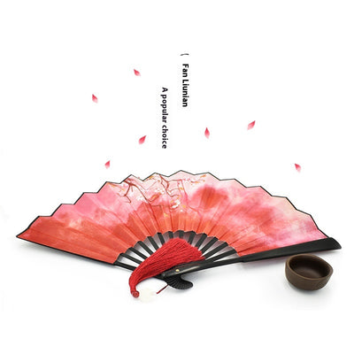 Abanico Plegable de la Serie Antigua Han Chinese Clothes Match - Image 5