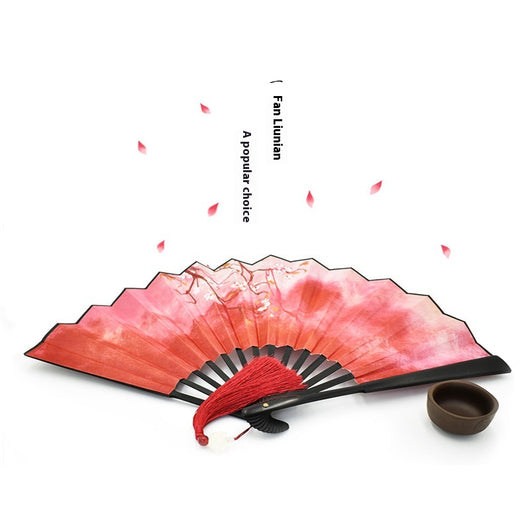 Abanico Plegable de la Serie Antigua Han Chinese Clothes Match - Image 5