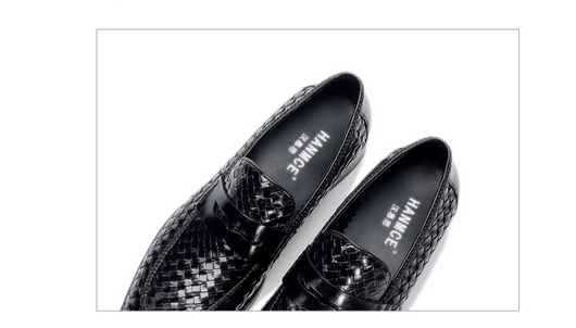 Zapatos de Cuero Tejido para Hombre - Estilo Ejecutivo Casual - Image 7