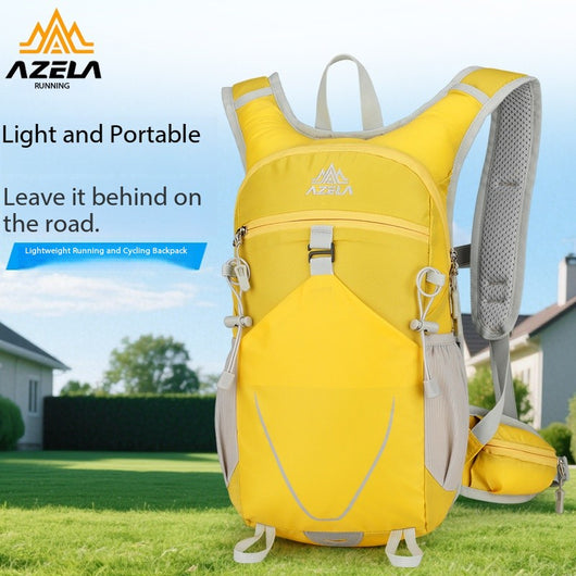 Mochila de Hidratación Ligera AZELA, Mochila Deportiva Transpirable con Múltiples Bolsillos para Trail Running, Senderismo, Ciclismo