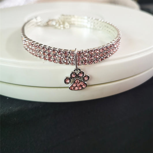 Collar de Diamantes para Mascotas - Joya Elástica Multicolor para Gatos y Perros - Image 25