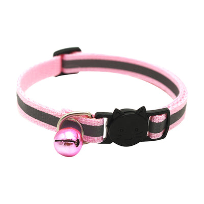 Collar Reflectante para Gatos con Campana y Diseño Colorido - Image 3