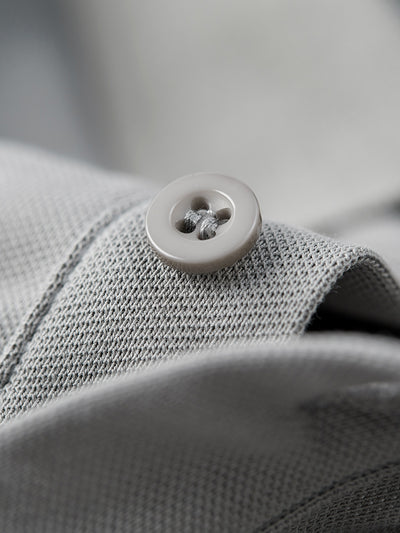 Polo Manga Corta Liso con Cuello para Hombre - Image 10