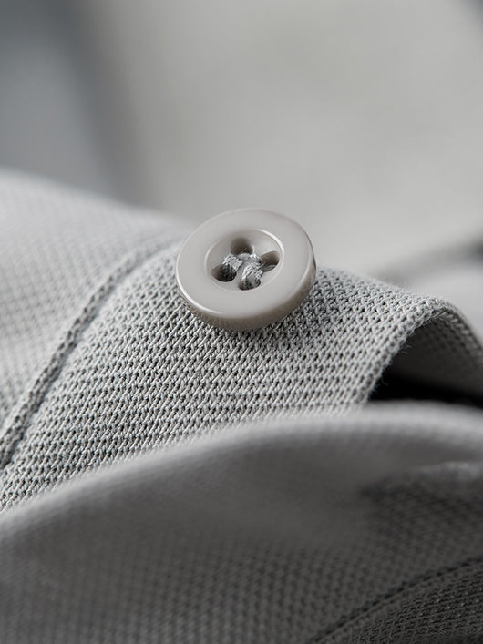 Polo Manga Corta Liso con Cuello para Hombre - Image 10