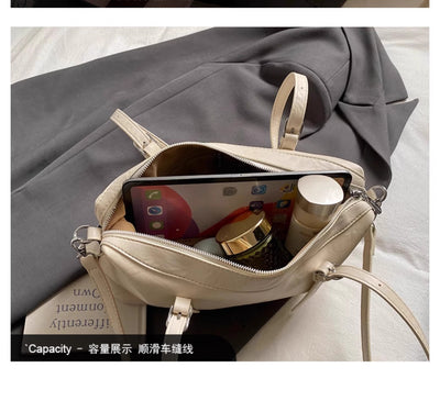 Bolso de Cuero Retro Marrón Weilan para Mujer - Bolsa Portátil de Cuero Encerado - Image 11