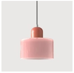 Lámpara Colgante Redonda de Vidrio Crema - Diseño Minimalista - Image 6