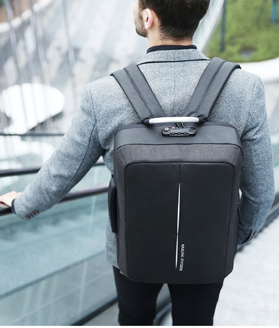Mochila para Computadora con Carga USB - Bolsa Inteligente para Profesionales - Image 4