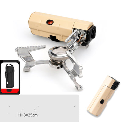 Estufa Portátil de Gas para Camping - Quemador Plegable para Acampada y BBQ - Image 14