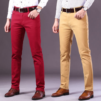 Pantalones Jeans Slim Fit Elásticos para Hombre - Estilo Business Casual - Image 3