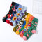 Calcetines Tobilleros de Algodón para Otoño e Invierno con Flores