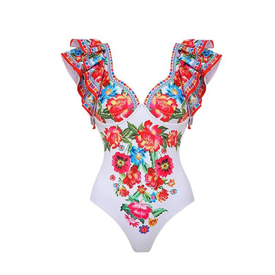 Traje de Baño Enterizo Estampado para Mujer - Diseño Moderno y Versátil - Image 10