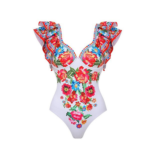 Traje de Baño Enterizo Estampado para Mujer - Diseño Moderno y Versátil - Image 10