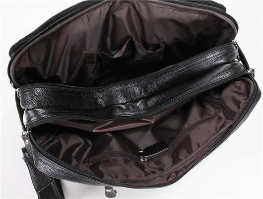 Bolso Multifuncional de Cuero para Hombre - Image 19