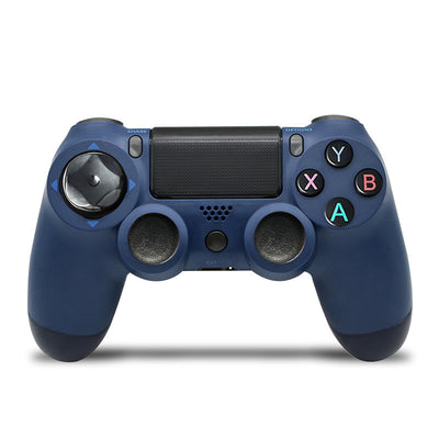 Rose gold wireless game controller with dual vibration, Bluetooth, and action buttons for PS4, PC, and P3. - Image 30