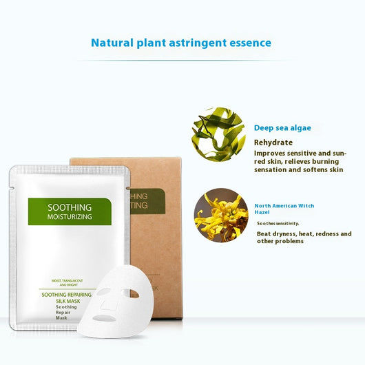 Mascarilla Facial de Seda Hidratante Calmante