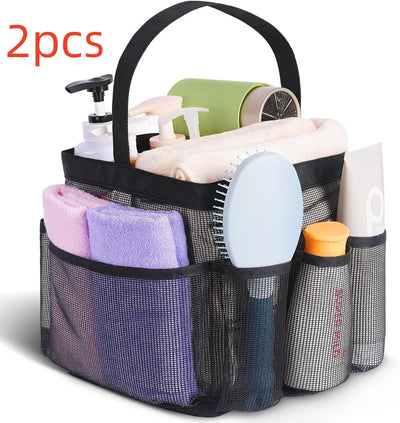 Bolsa de Aseo Playera con 8 Bolsillos de Malla - Organizador de Viaje - Image 7