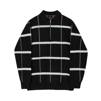 Polo de Punto con Solapa Cuadros para Hombre - Image 7