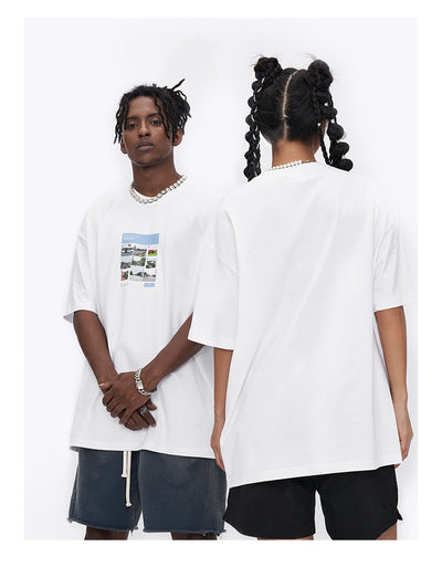 Camisa Manga Corta con Estilo Personalidad para Hombre - Image 11