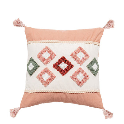 Funda de Almohada Velvet con Formas Geométricas para Decoración del Hogar - Image 6