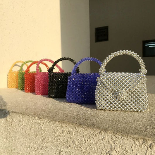 Bolsa Diagonal Tejida Artesanal Mini - Diseño Cute Acrílico Hecho a Mano - Image 14