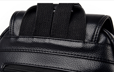 Mochila Casual de Cuero Suave con Cinturón Decorativo - Image 10