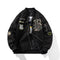 Chaqueta Acolchada Retro Americana Vintage - Abrigo Holgado de Invierno