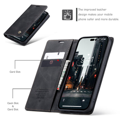 Funda Magnética de Cuero para Teléfono con Cartera Integrada - Image 39