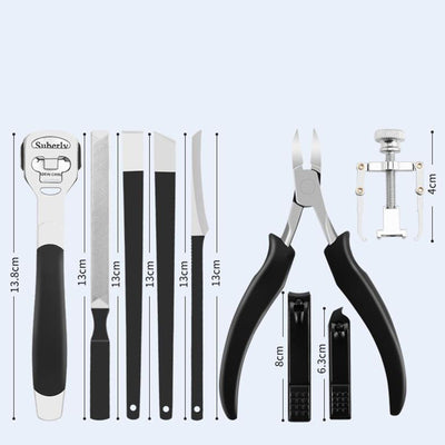 Set de Manicura Profesional 10 Piezas con Cortauñas de Precisión - Image 10