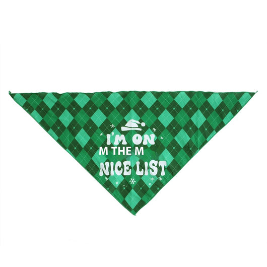 Babero Triangular Navideño para Mascotas - Toalla Absorbente para Perros - Image 18