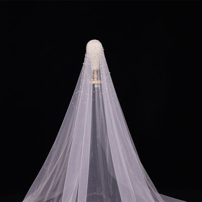 Diadema Nupcial de Perlas Coreana Extralarga - Image 9