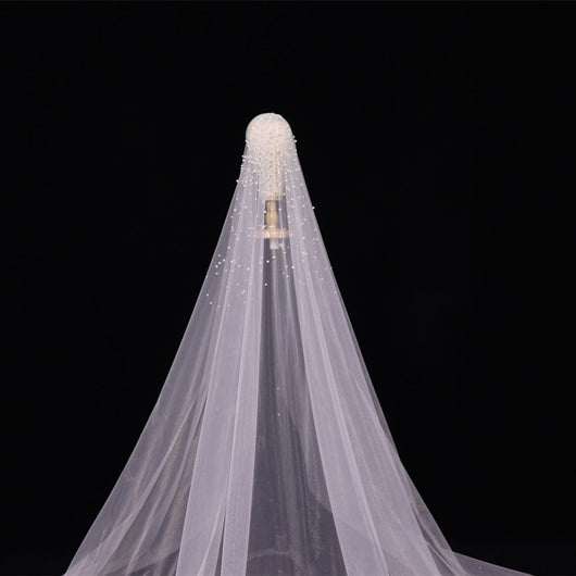 Diadema Nupcial de Perlas Coreana Extralarga - Image 9