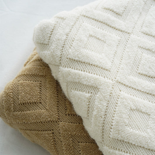 Cobertor Tejido Jacquard de Fibra Acrílica para Cama y Sofá - Image 10