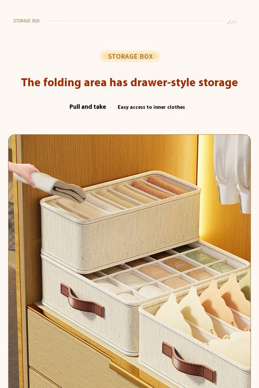 Organizador de Ropa Interior con Compartimentos - Caja Almacenaje para Cajón - Image 20