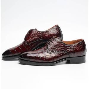 Zapatos de Cuero para Hombre con Costura a Juego de Colores - Image 10