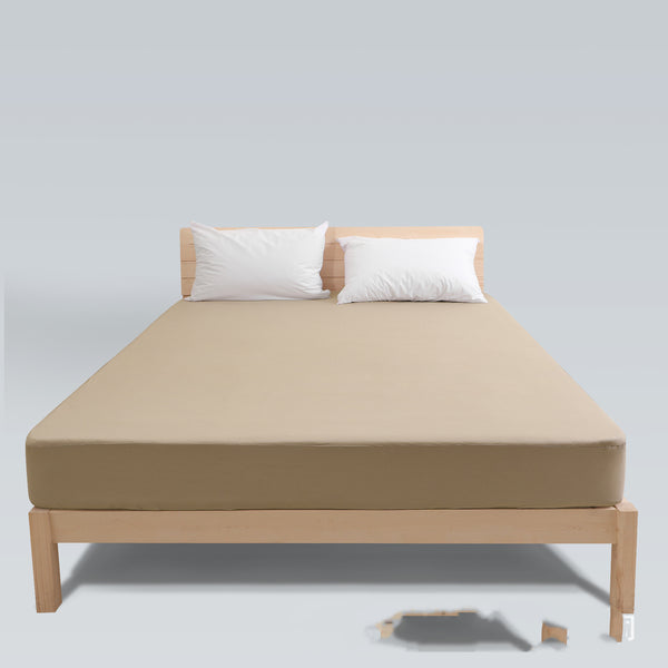 Protector de Cama Impermeable Anti-ácaros Color Sólido