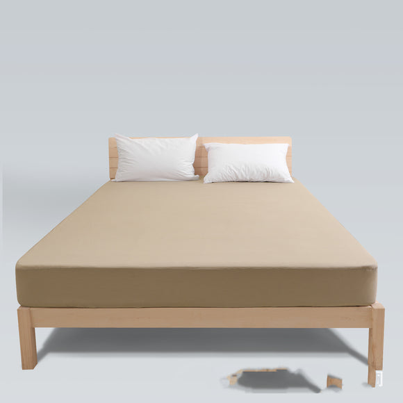 Protector de Cama Impermeable Anti-ácaros Color Sólido