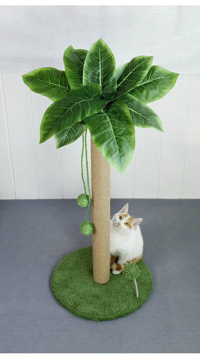 Rascador Doble con Bolas Colgantes para Gatos - Tabla de Sisal - Image 13